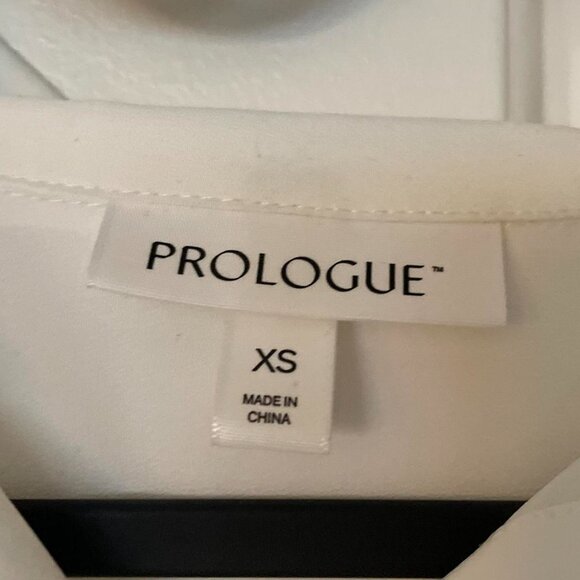 Prologue White Long Sleeve Button Down - Picture 3 of 3